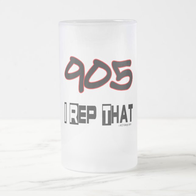 I Repräsentant der Postleitzahl 905 Mattglas Bierglas (Mittel)