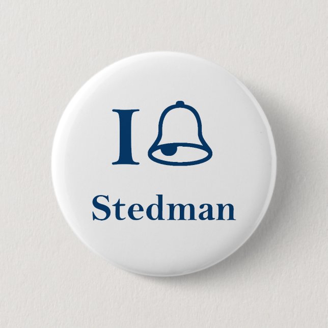 I Ring Stedman Button (Vorderseite)