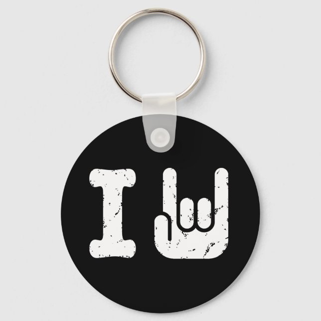 I Rock Schlüsselanhänger (Vorderseite)