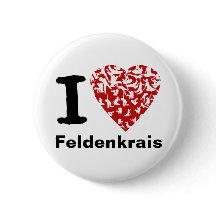 I rotes Herz Herz Feldenkrais Knopf-|