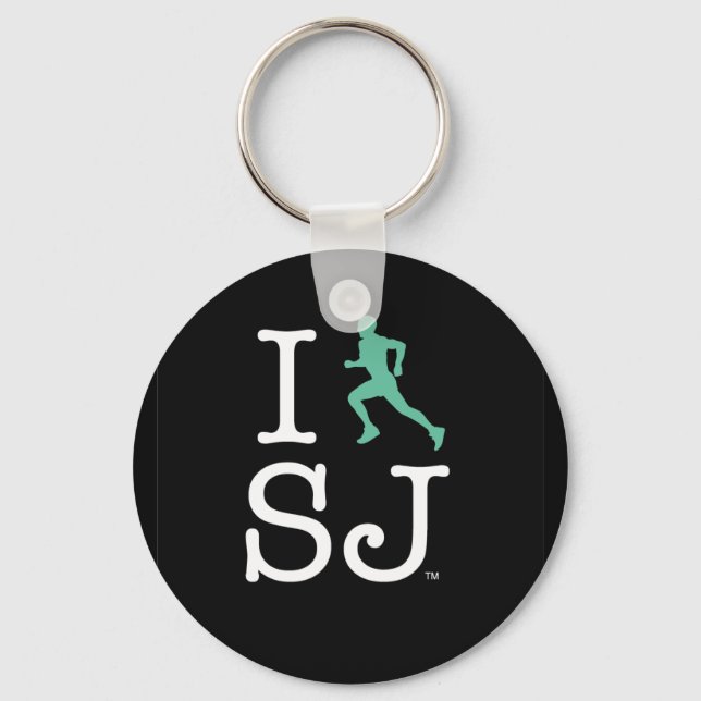 I Run SJ Schlüsselanhänger (Vorderseite)