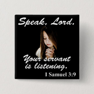 I Samuel-3:9knopf Button