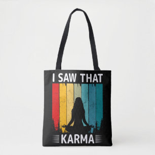 I Saw That Karma Tasche