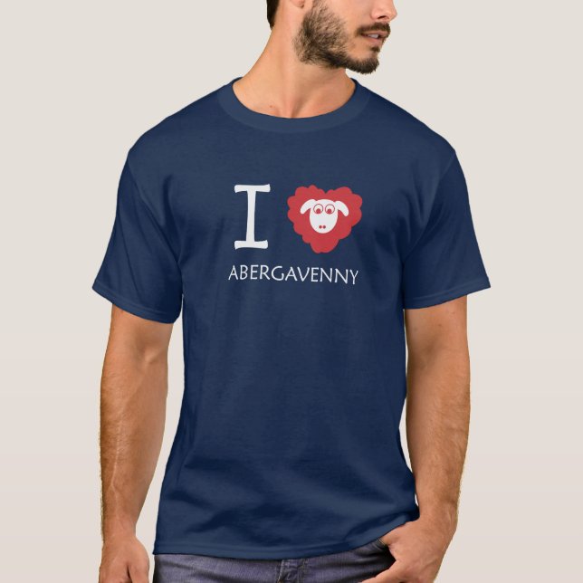 I Schafe Abergavenny T-Shirt (Vorderseite)