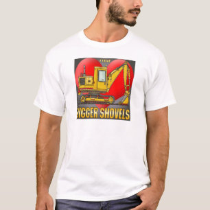 I schaufelt Liebe-Gräber den T - Shirt der Männe