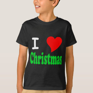 I scherzt Liebe-Weihnachten dunklen T - Shirt