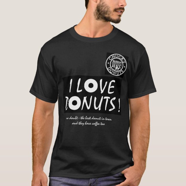 I schmeißt Liebe Schaumgummiringe in Redwood- T-Shirt (Vorderseite)