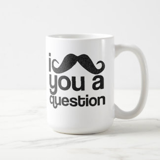 I Schnurrbart Sie eine Fragen-Kaffee-Tasse Kaffeetasse