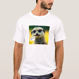 I Schnurrbart Sie Frage Meerkat T-Shirt Männer