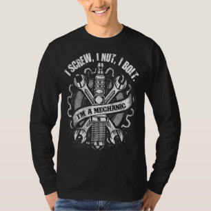 I Schraubenschraube I Nut I Bolzenkarren und Auto  T-Shirt