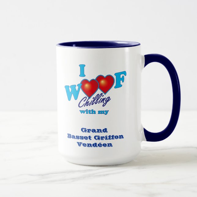 I Schuss-großartiger Dachshund Griffon Vendeen Tasse (Rechts)