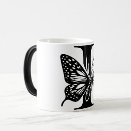 I Schwarzer Butterfly Verwandlungstasse