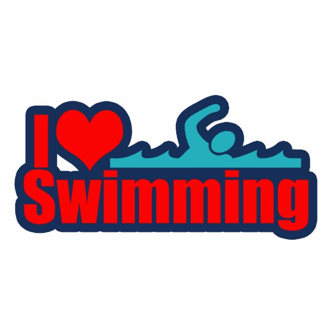 I schwimmende Liebe Fotoskulptur Ornament (Vorne)