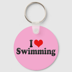 I schwimmende Liebe Schlüsselanhänger