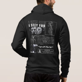 I See You" Soul Connection Art - Minimalist Black  Hoodie