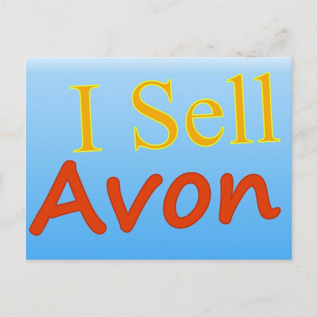 I Sell Avon Postkarte (Vorderseite)