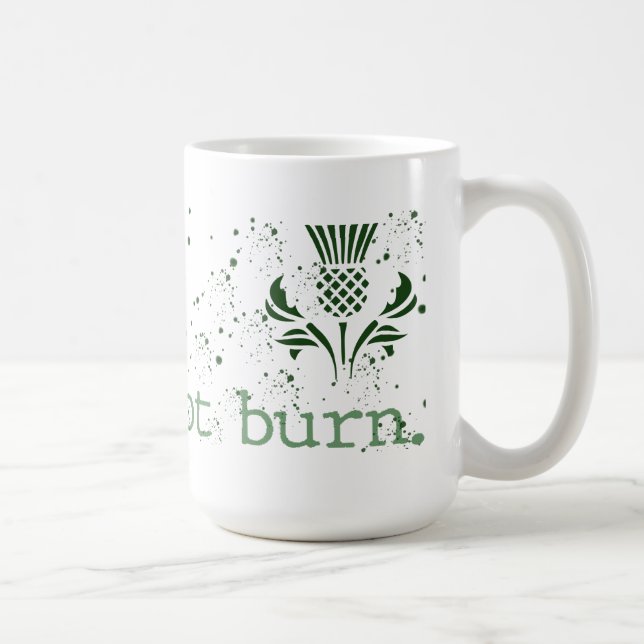 I Shine Not Burn - Clan Mackenzie Kaffeetasse (Rechts)