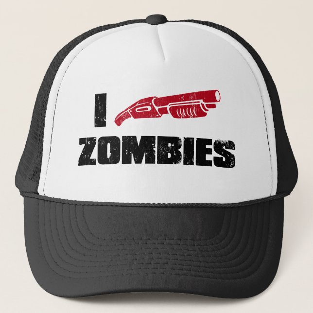 i Shotgun Zombies Truckerkappe (Vorderseite)
