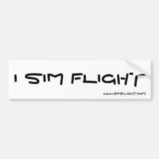 I SIM FLUG, WWW.SIMFLIGHT.COM AUTOAUFKLEBER