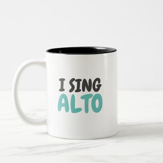I Sing Alto Musical Tasse (Links)