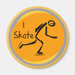 I Skate-T - Shirts und Geschenke Magnet