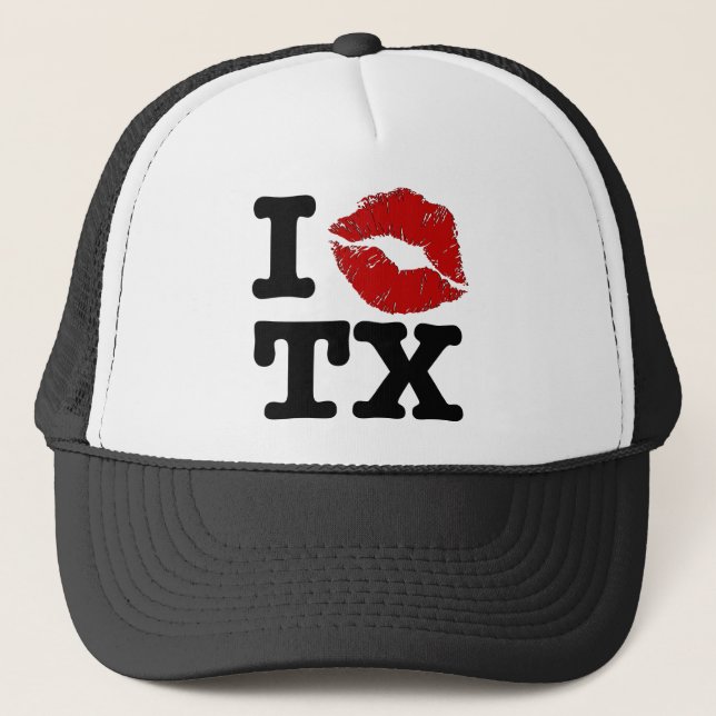 I "Smooch" Texas Truckerkappe (Vorderseite)