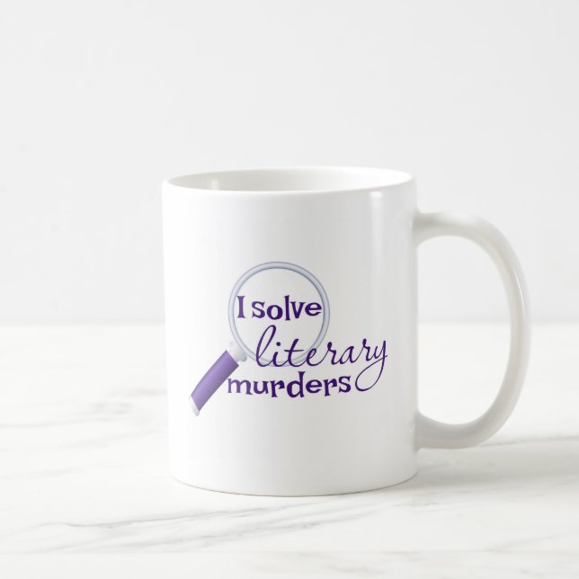 I Solve Literary Murders Mug (Droite)