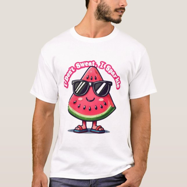 I Sparkle - Niedliches und zuversichtliches Sommer T-Shirt (Vorderseite)