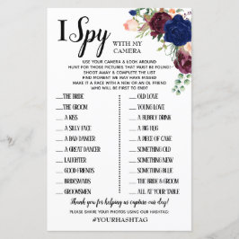 I Spy Hochzeitsempfang Englisch Spanisch