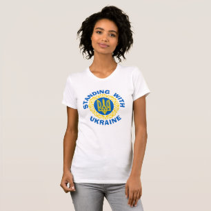 I STAND FOR UKRAINE Fine Jersey Women's T-Shirt