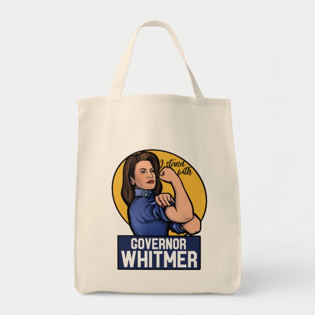 I stand with Governor Whitmer  Tragetasche (Vorne)