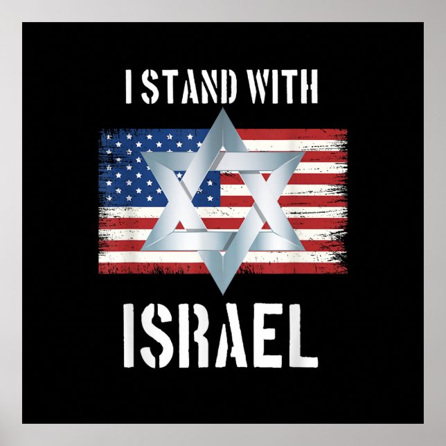 i stand with israel poster (Vorne)