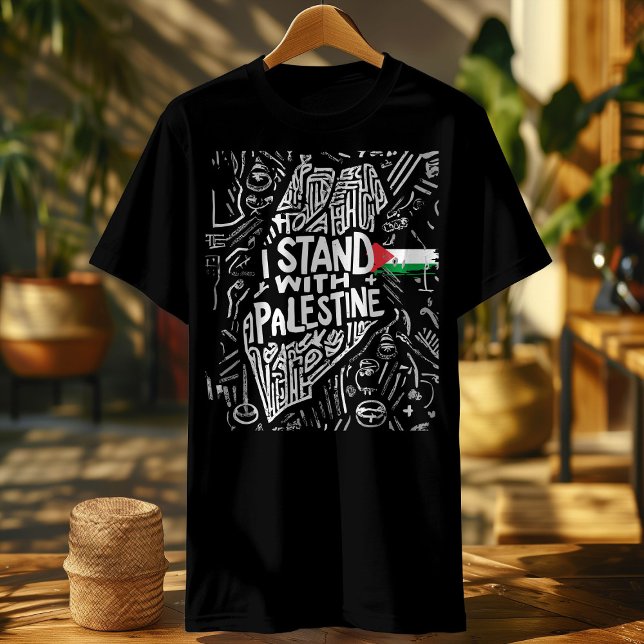 i steht mit palestinem Shirt Vintag (Von Creator hochgeladen)