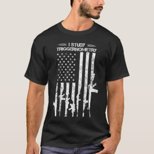 I Studie Triggerometrie erschütterte amerikanische T-Shirt
