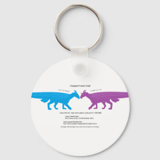 I Support Cera's Goal Keychain Schlüsselanhänger
