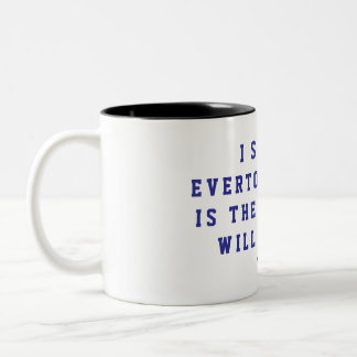 I Support Everton Mug Zweifarbige Tasse