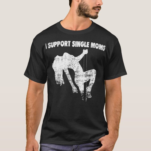 I Support Single Mamas Premium _1 T-Shirt (Vorderseite)