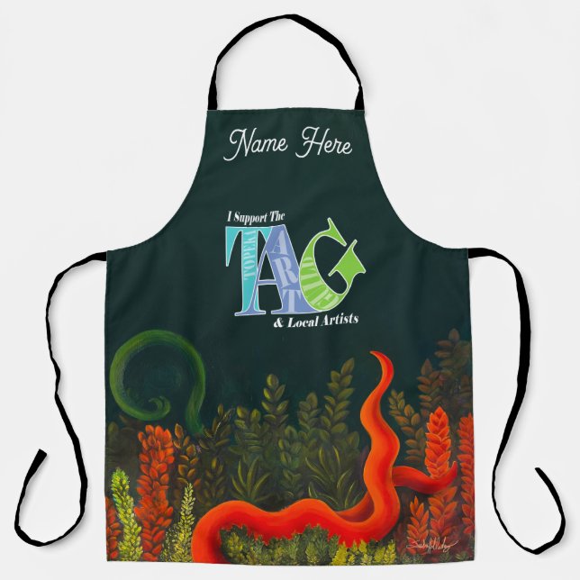 I support the Topeka Art Guild Design Apron Schürze (Vorderseite)