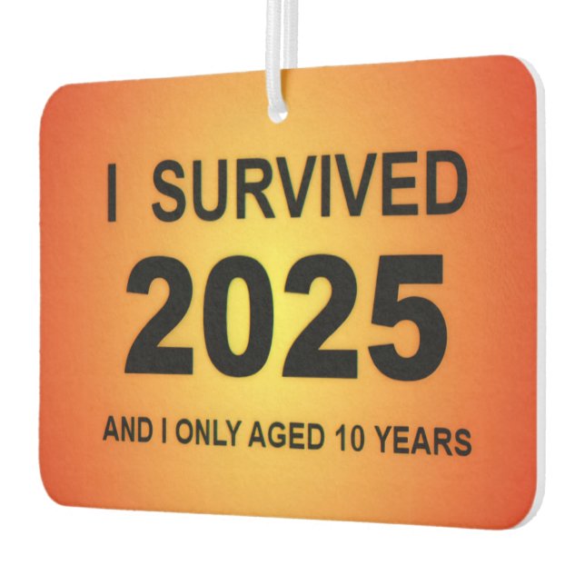 I Survived 2025  Autolufterfrischer (Links)