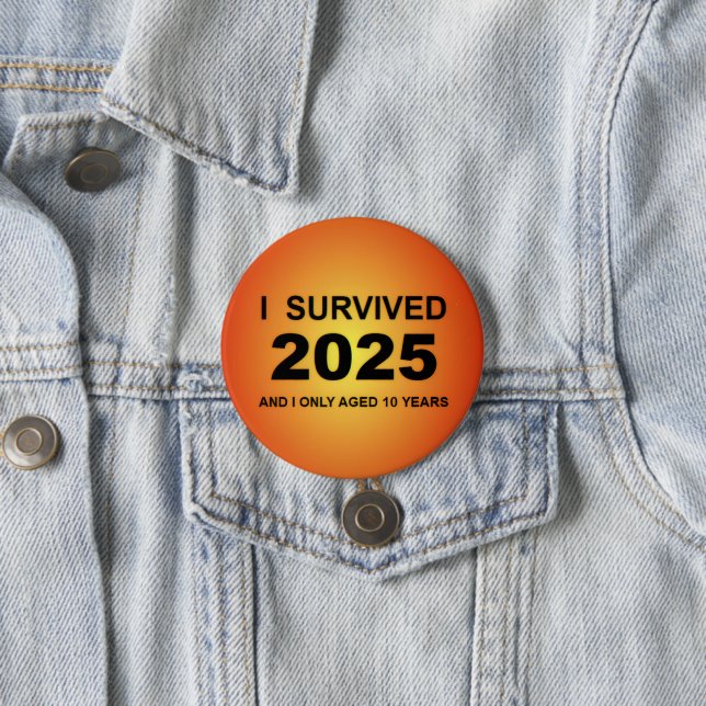 I Survived 2025  Button (Beispiel)