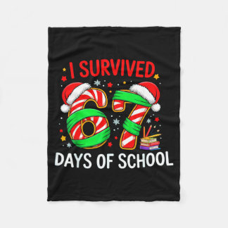 I Survived 67 Days Of School Christmas  Fleecedecke