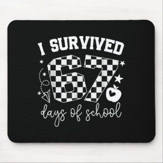 I Survived 67 Days Of School Teachers Students Six Mousepad