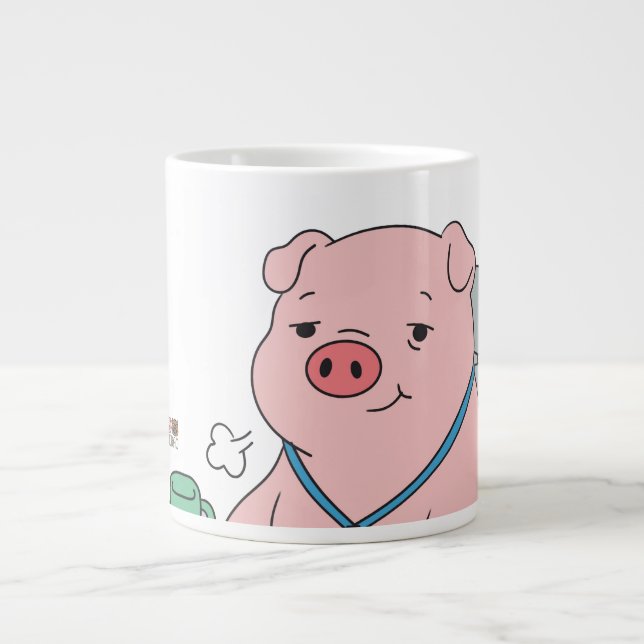 I Survived Another Meeting Jumbo-Tasse (Vorderseite)
