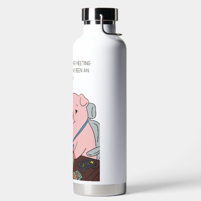 I Survived Another Meeting Trinkflasche (links)