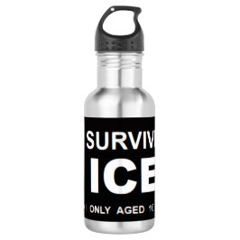 I Survived ICE Edelstahlflasche