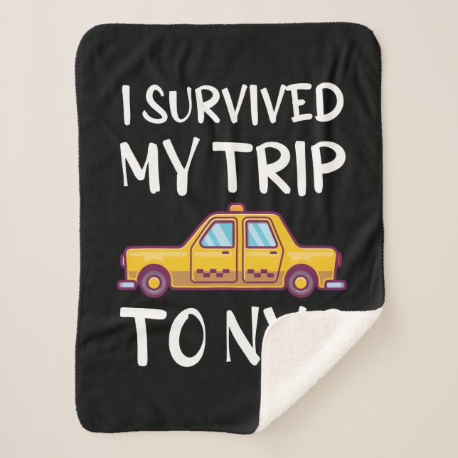 I Survived My Trip To NYC Sherpadecke (Vorderseite)