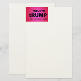 I Survived tRUMP Briefpapier