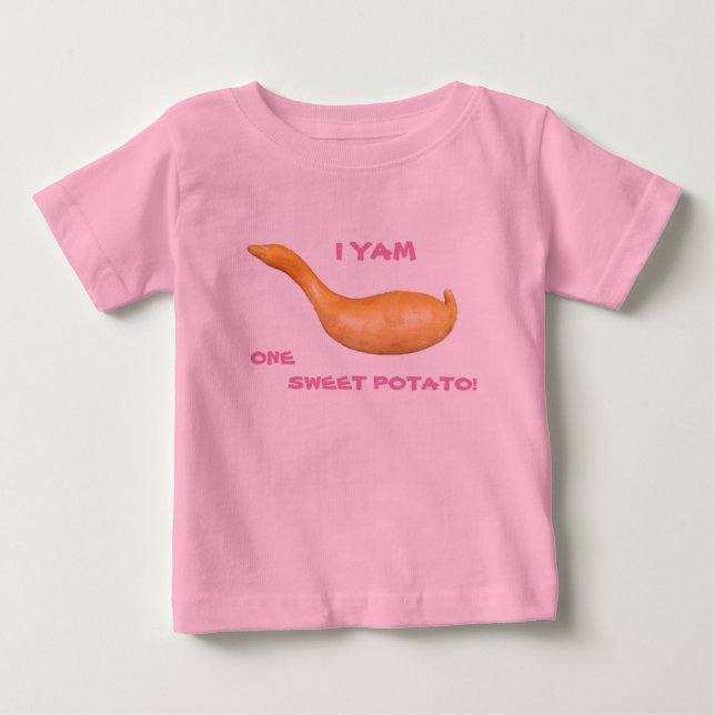 I Süßkartoffel der Jamswurzel-eine Baby T-shirt (Vorderseite)