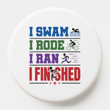 I Swam I Rode I Ran I beendet Triathlon Race