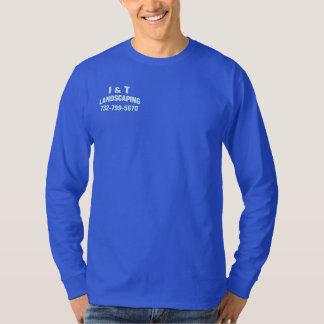 I & T Landscaping Herren Langarmshirt T-Shirt